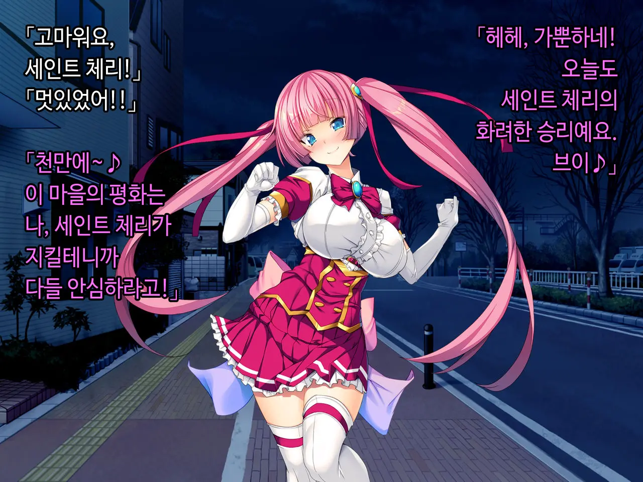 TS Mahou Shoujo Saint Cherry Kuppuku No Akuochi Sennou Choukyou Hen | TS마법소녀 세인트 체리 굴복의 타락세뇌조교편